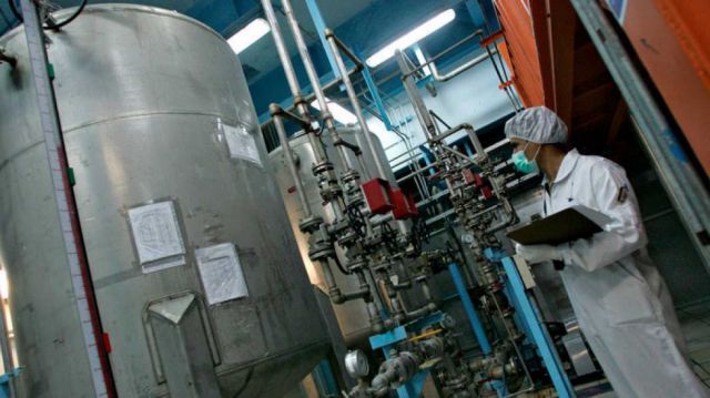 Irán inicia proceso fabricación de uranio metálico enriquecido