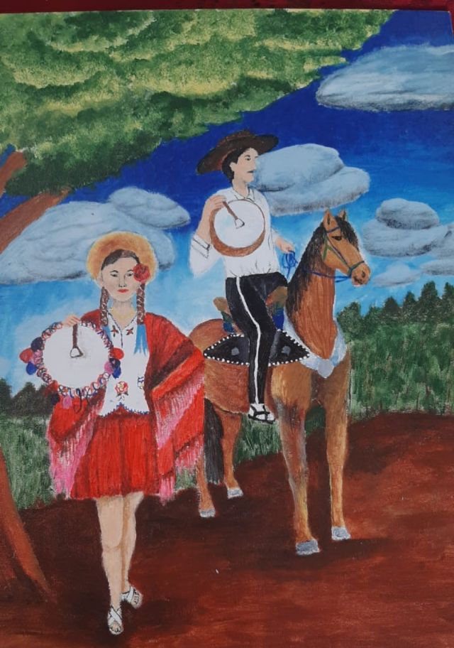 Trabajo para la categoría de pintura.
