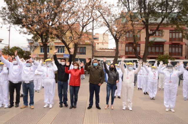 Gobernación y alcaldías de Tarija intensifican vacunación masiva contra el Covid-19