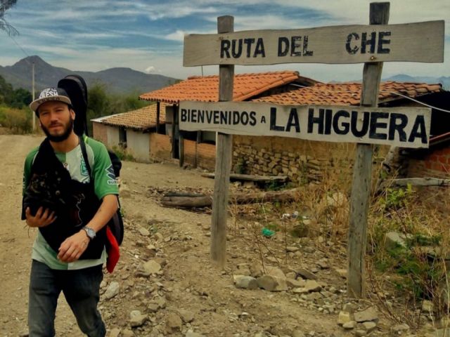 “Michilera” Sofi, la gatita  que viaja con su amigo Jeff