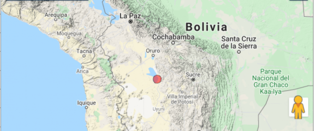 Oruro y Cochabamba registraron sismos la noche del domingo