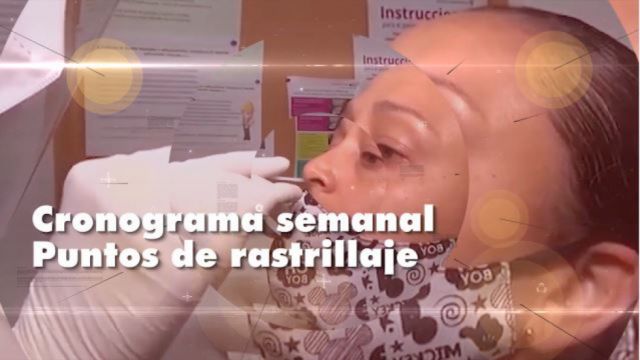 Cronograma de rastrillaje Covid en Tarija para esta semana