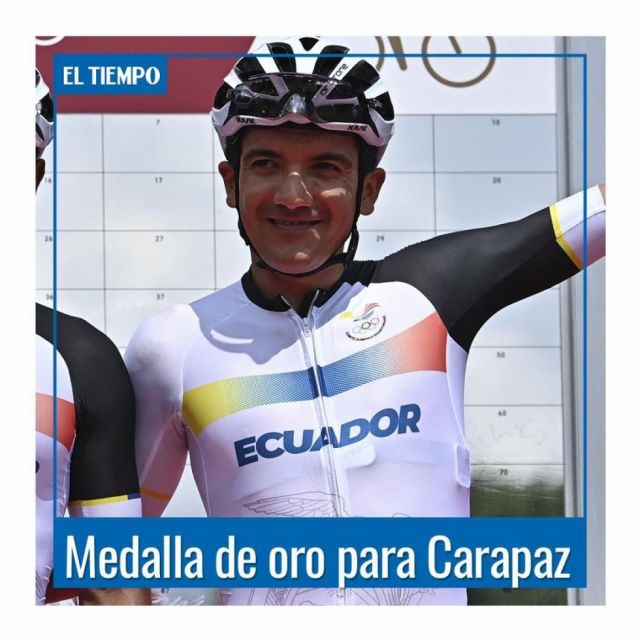 Richard Carapaz gana oro olímpico para Ecuador