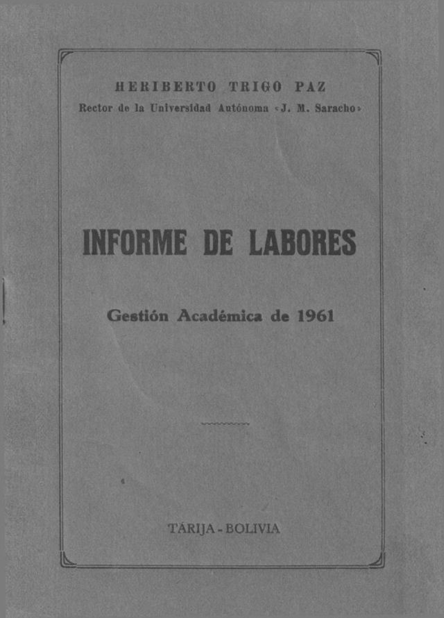 Portada Informe de Labores.