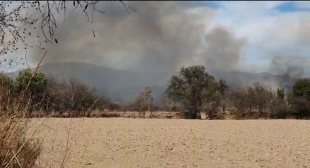 Se descontrola un chaqueo en Guerrahuayco - Tarija