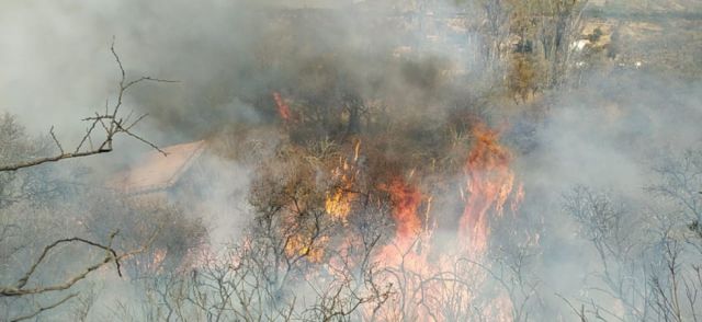 Incendio en Erquiz 