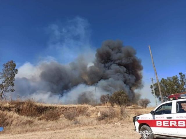 Incendio consumió 50 hectáreas y afectó 2 viviendas en Tarija