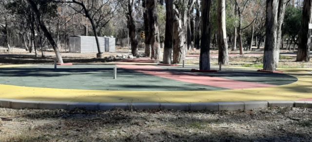 Abandonan la obra en el parque Los Changuitos de Tarija, costó Bs 413 mil