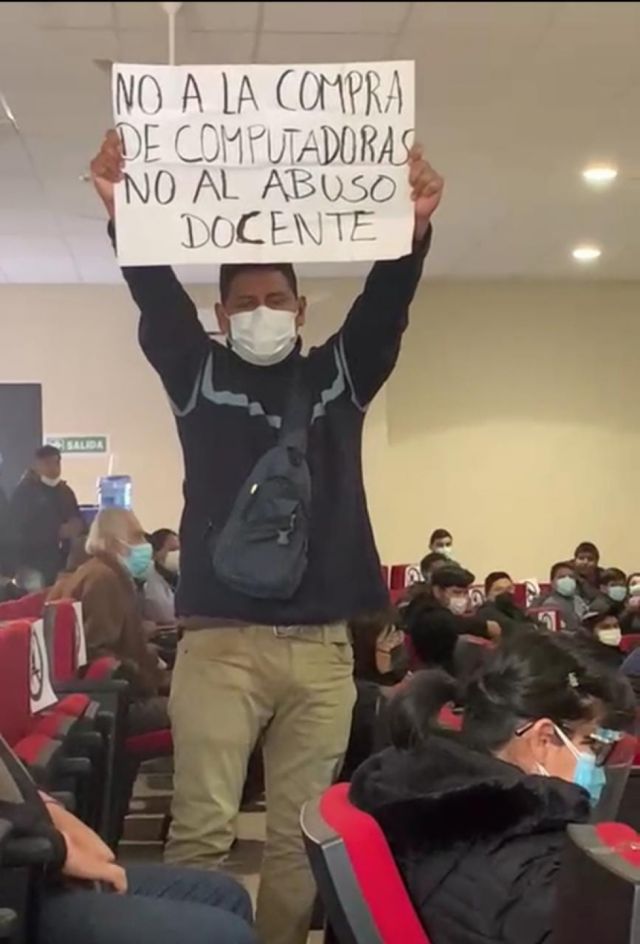 Suspenden la compra de computadoras para docentes de la “U” Tarija