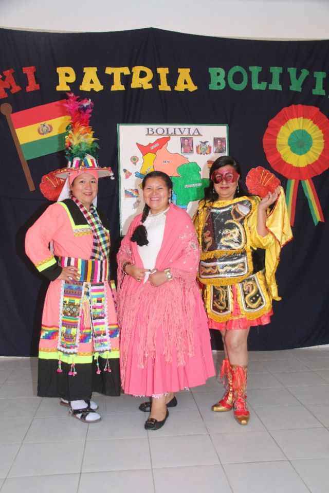 Trajes del altiplano boliviano.