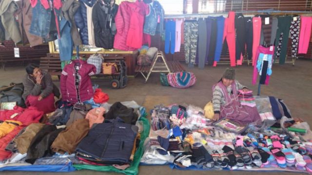 Denuncian venta de ropa de contrabando en Tarija 