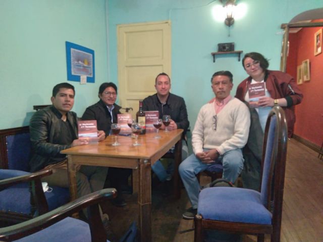 Edson Pinto, Cristian Vega, Ariel Claros, Ariel R. Janco y Dulce Chazaro.