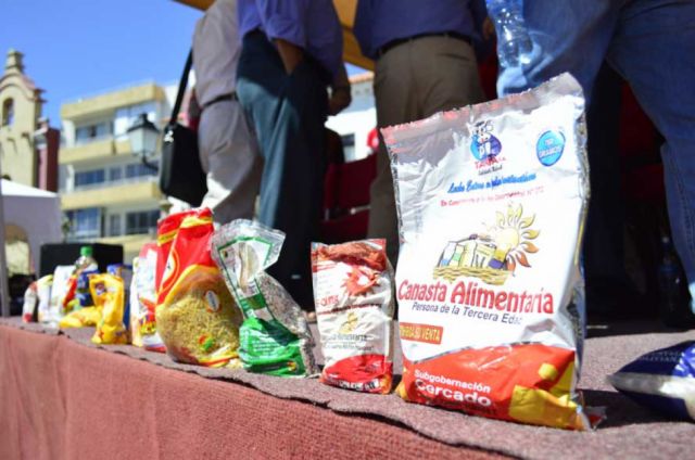 Montes confirma entrega de canasta alimentaria en septiembre