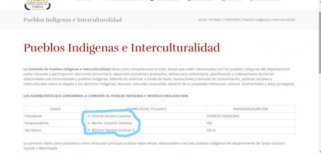 Las comisiones no han sido actualizadas