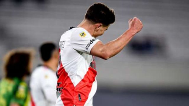 Con un gol de Julián Álvarez, River Plate superó a Aldosivi 