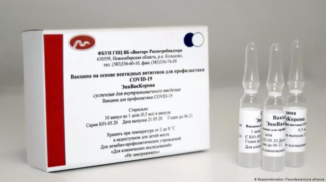 Rusia registra nueva vacuna EpiVacCorona-N