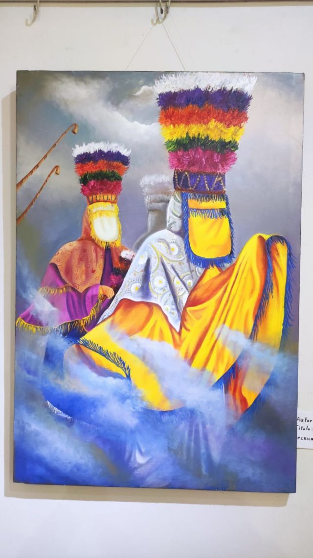 Los chunchos son una representación constante en la exposición. 