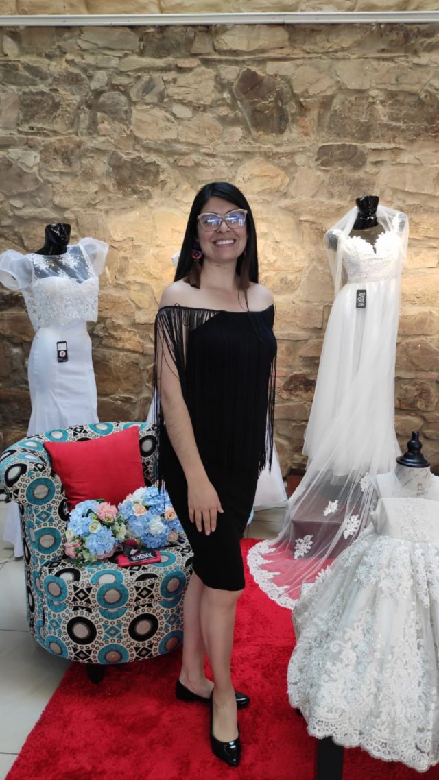 Valeria Angelo, diseñadora de moda y organizadora de la Expo Boda Chapaca.