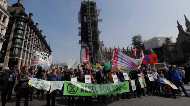Terminan las protestas ecologistas en Londres
