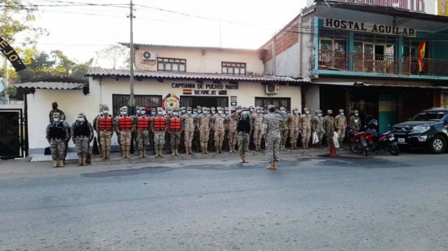 Reportan contagio masivo de Covid-19 en área naval de Bermejo, hay 29 casos