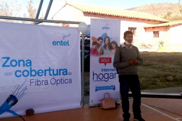 Entel amplía servicio de fibra óptica en Tarija