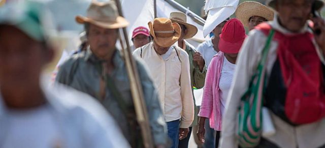 Avasallamientos: marcha indígena no se detiene