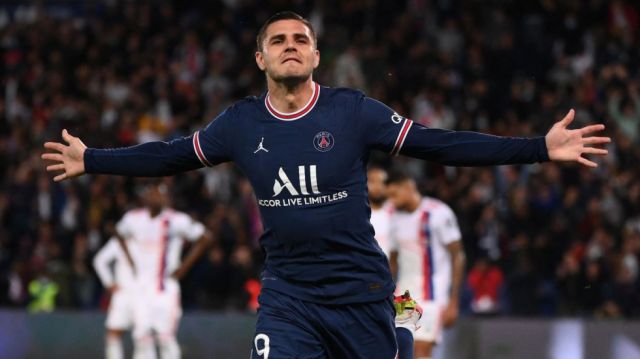 El PSG le ganó a Lyon en Francia con gol de Icardi