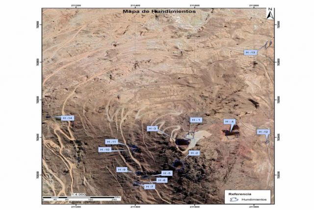 Cuatro factores  aumentan riesgo de hundimientos en el Cerro Rico de Potosí
