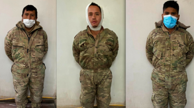 Dan detención domiciliaria para los tres militares retenidos en Chile acusados por robo