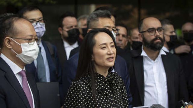 Canadá libera a la directora financiera de Huawei después de que EE.UU. retirara solicitud de extradición