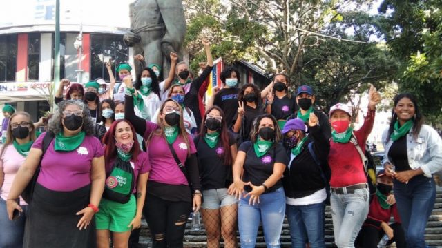Aborto: Una masiva 'ola verde' tomó Caracas