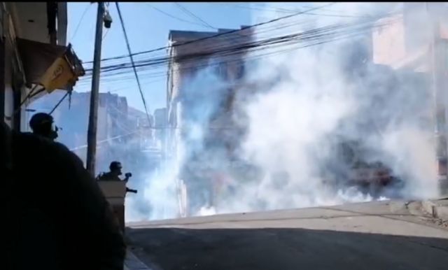 Décima jornada de enfrentamientos entre cocaleros con la Policía por el control de Adepcoca