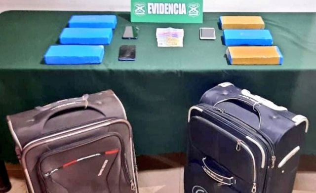 Detienen a ciudadanas bolivianas con 6 kilos de cocaína en Chile