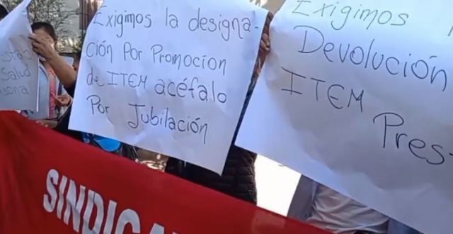 Trabajadores en salud de San Lorenzo exigen restitución de ítems