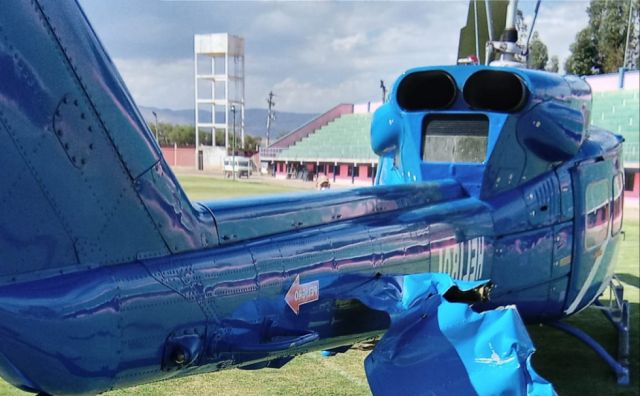 Helicóptero donde viajaba Evo, Loza y Cronenbold sufrió un percance