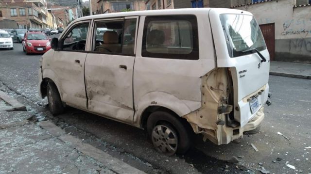 Vehículo afectado