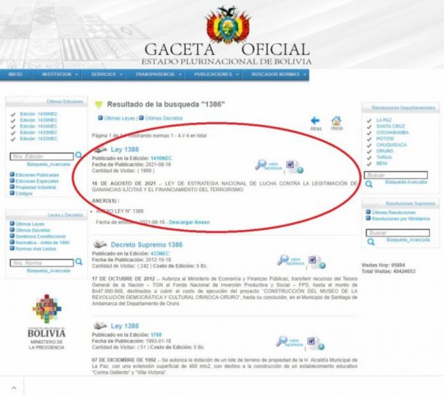 Ley de estrategia contra ganancias ilícitas publicada en la Gaceta Oficial ocasiona confusión en la ciudadanía