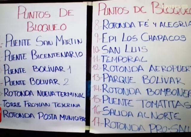 Ávila anuncia puntos de bloqueo en Tarija y asegura que no se pretende "perjudicar a la población"