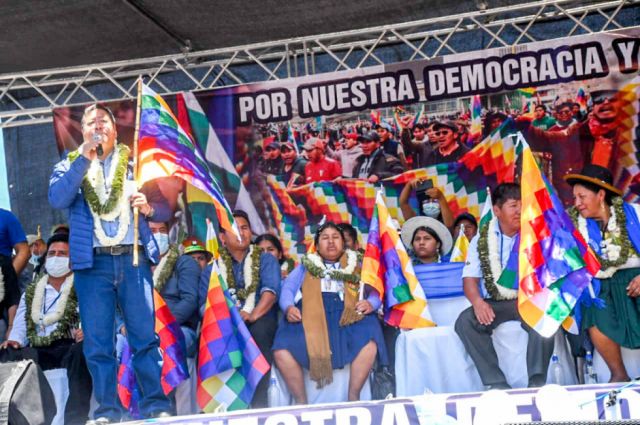 Arce advierte a opositores: ‘Si no quieren respetar en las urnas, nos vamos hacer respetar en las calles’