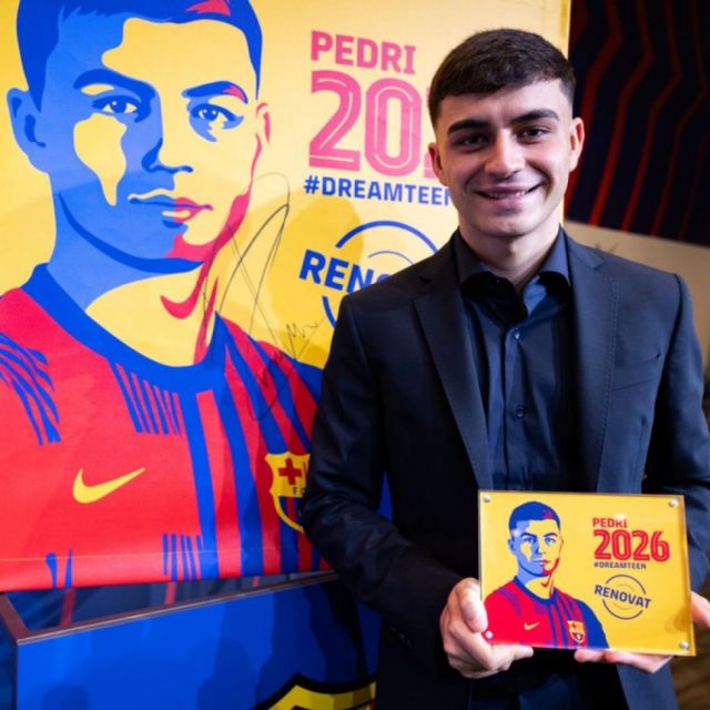 Pedri: “Quiero aspirar a ganarlo  todo, todos los años”