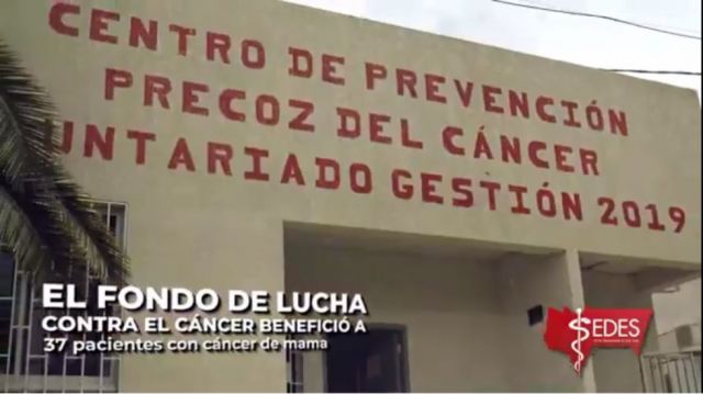 Pacientes con Cáncer en Tarija fueron beneficiados por el Fondo de Lucha contra el Cáncer
