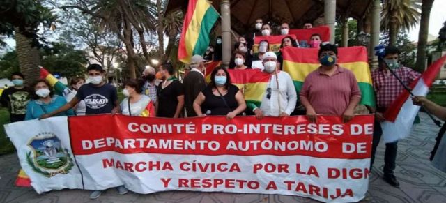 Cívicos anuncian movilizaciones en contra de la Ley 1386 en Tarija