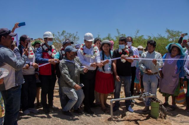 La Alcaldía de Tarija ejecuta proyecto que asegura agua para 50 familias 