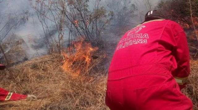 Reportan dos incendios en Cercado, en San Jacinto y San Andrés 