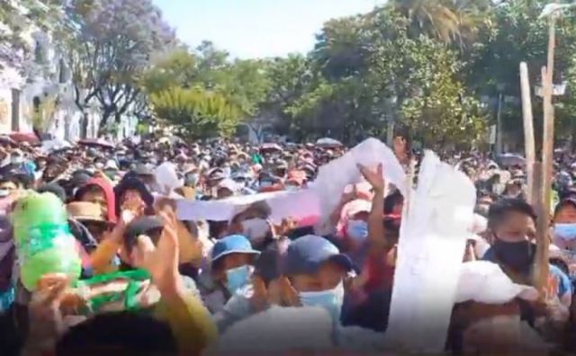 ¡Efectivo!, padres retoman movilizaciones por el desayuno escolar en Tarija