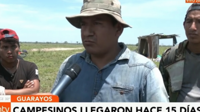 Avasalladores en Guarayos afirman que sólo quisieron darles un susto