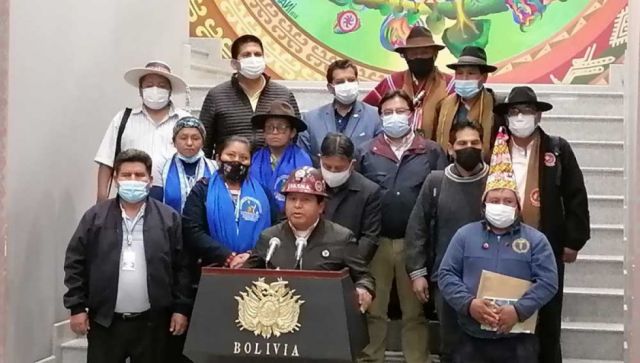Organizaciones afines al MAS se declaran en emergencia por paro indefinido 