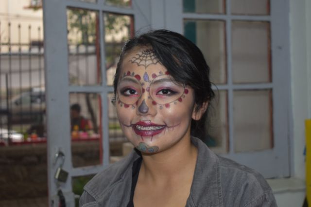 La estética de las catrinas no podía faltar.