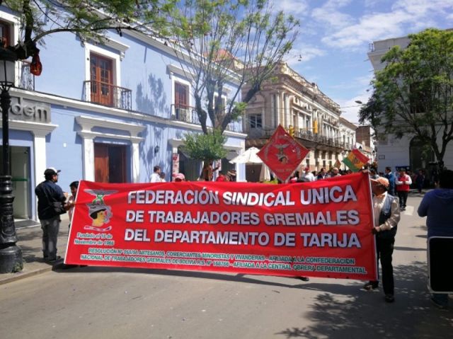 Gremiales de Tarija: No vamos a acatar el paro