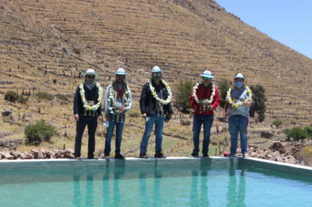 CBN dona estanque de agua y un tinglado para una escuela en Huari 